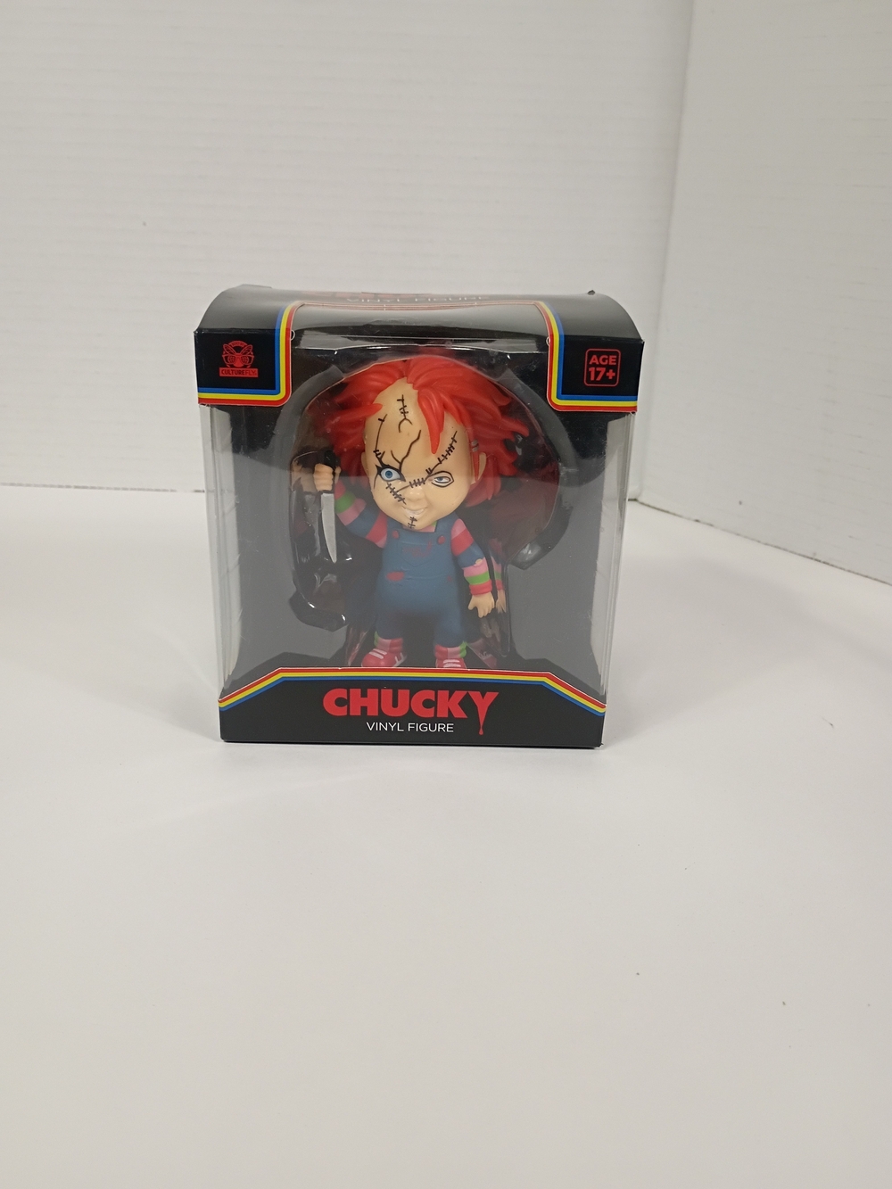 Chucky Vinyl Figure CultureFly Child’s Play Horror Collectible Figure 4.5” w/Box